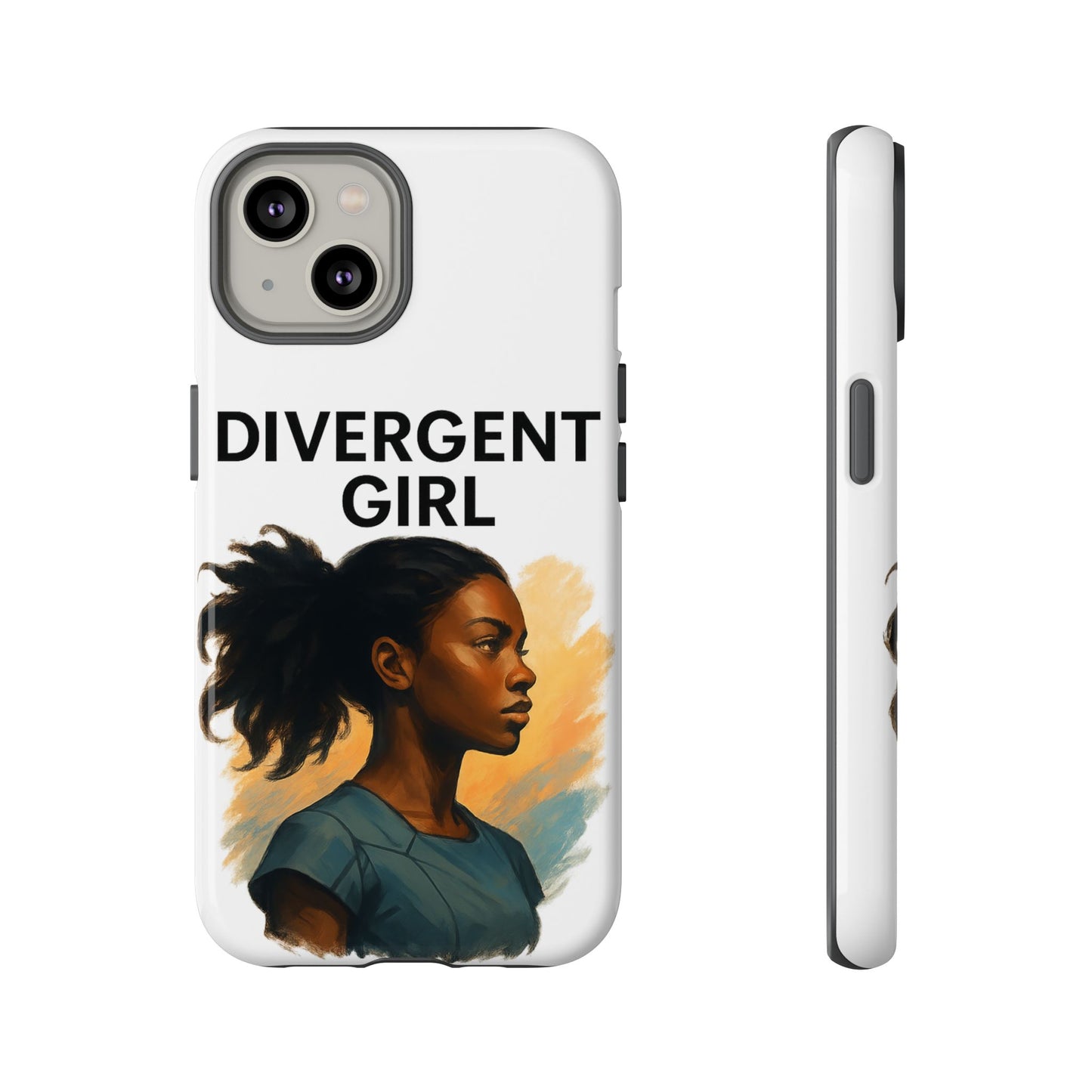 Divergent Girl Phone Case, Tough Phone Cover, Unique Gift for Book Lovers, Protective Smartphone Case, Trendy Cell Phone Skin
