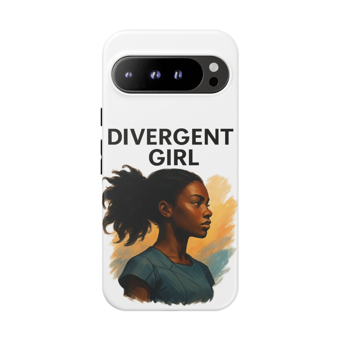 Divergent Girl Phone Case, Tough Phone Cover, Unique Gift for Book Lovers, Protective Smartphone Case, Trendy Cell Phone Skin