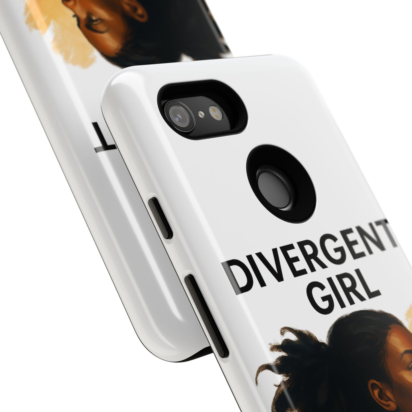 Divergent Girl Phone Case, Tough Phone Cover, Unique Gift for Book Lovers, Protective Smartphone Case, Trendy Cell Phone Skin
