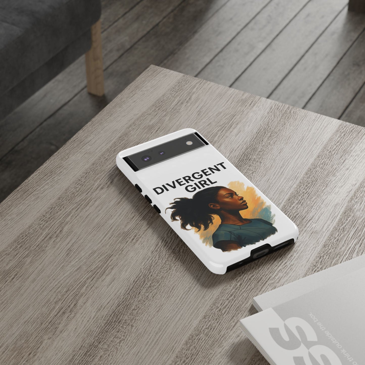 Divergent Girl Phone Case, Tough Phone Cover, Unique Gift for Book Lovers, Protective Smartphone Case, Trendy Cell Phone Skin