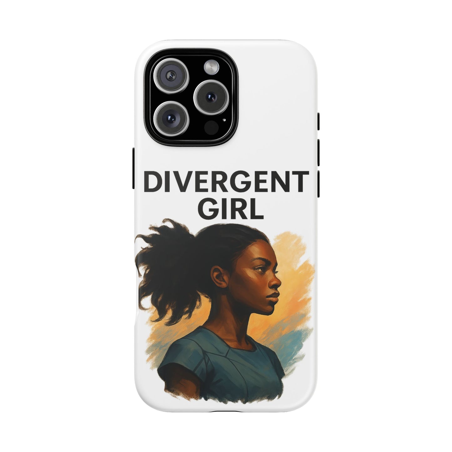 Divergent Girl Phone Case, Tough Phone Cover, Unique Gift for Book Lovers, Protective Smartphone Case, Trendy Cell Phone Skin