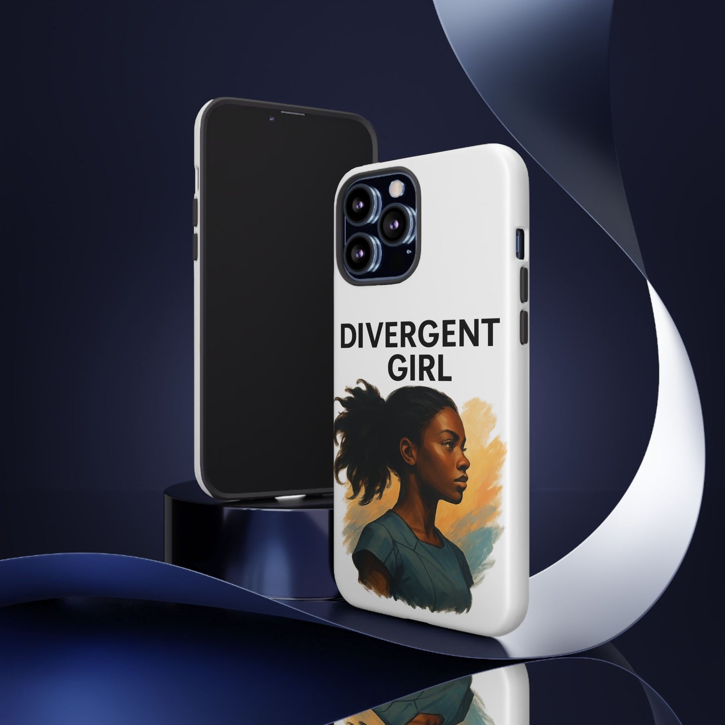 Divergent Girl Phone Case, Tough Phone Cover, Unique Gift for Book Lovers, Protective Smartphone Case, Trendy Cell Phone Skin