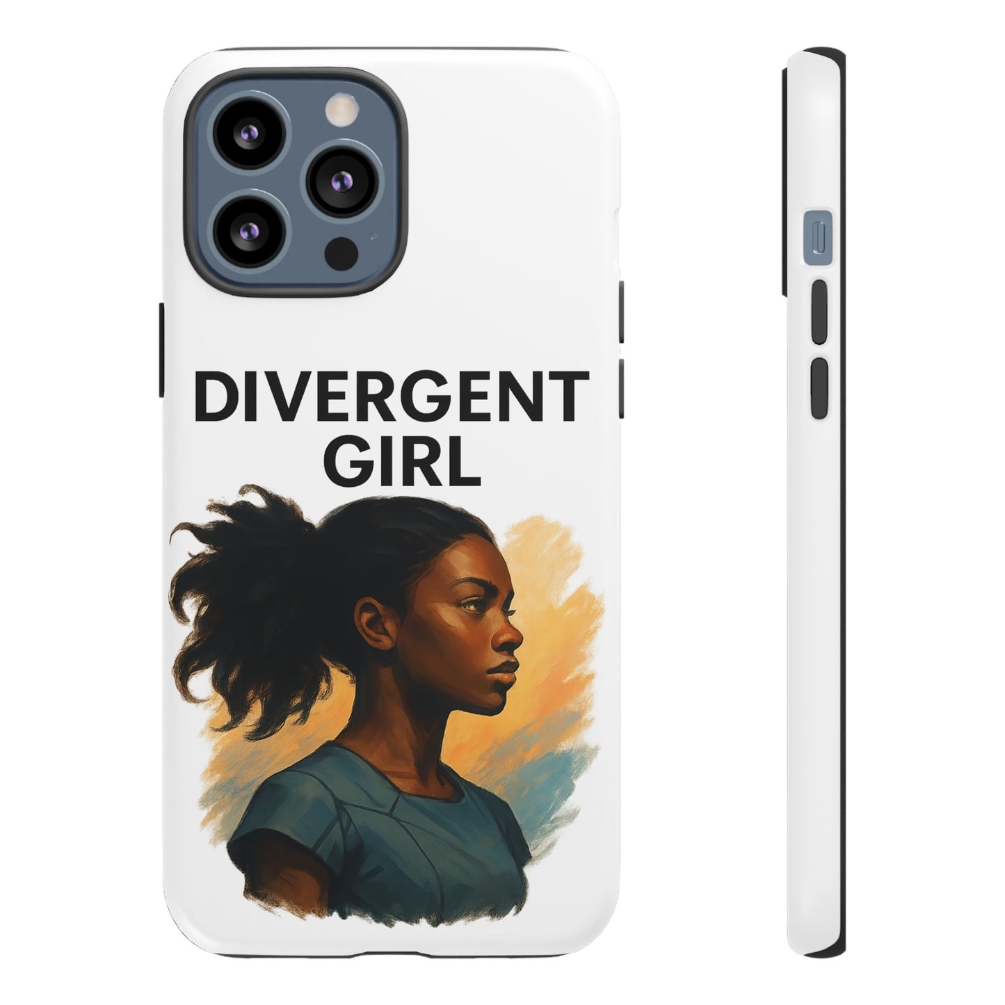 Divergent Girl Phone Case, Tough Phone Cover, Unique Gift for Book Lovers, Protective Smartphone Case, Trendy Cell Phone Skin