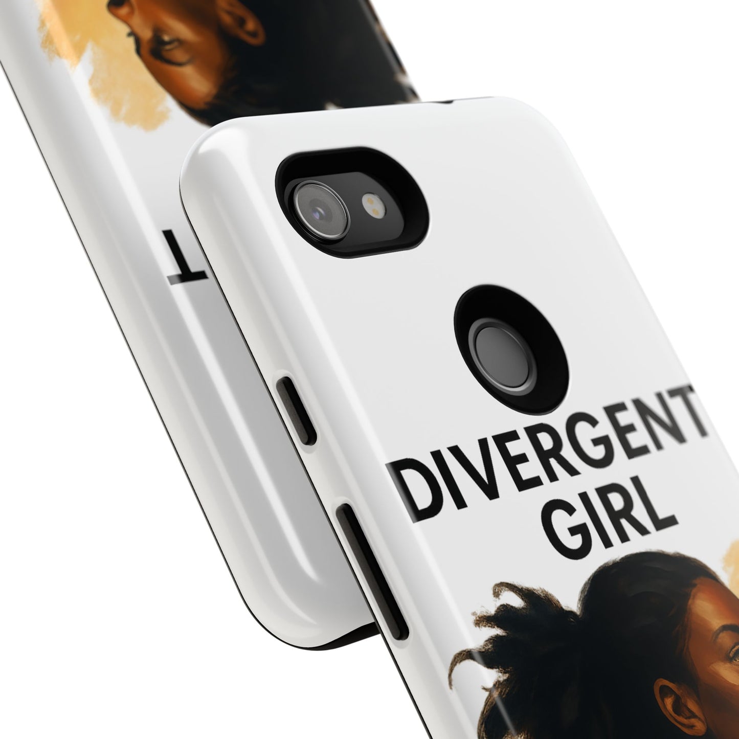 Divergent Girl Phone Case, Tough Phone Cover, Unique Gift for Book Lovers, Protective Smartphone Case, Trendy Cell Phone Skin