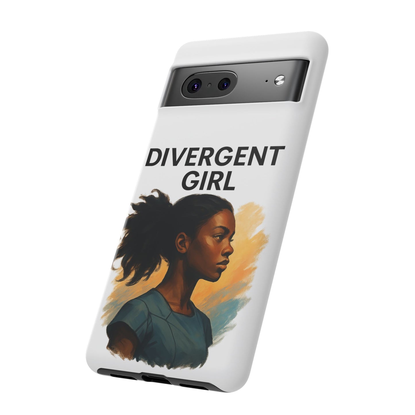 Divergent Girl Phone Case, Tough Phone Cover, Unique Gift for Book Lovers, Protective Smartphone Case, Trendy Cell Phone Skin