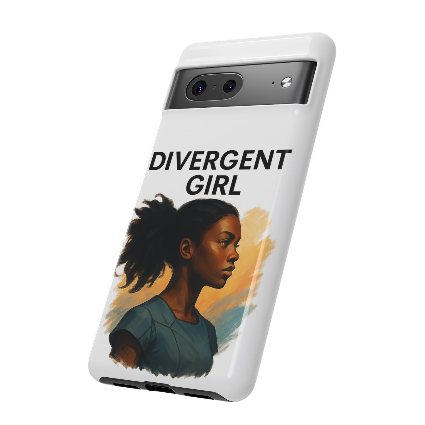 Divergent Girl Phone Case, Tough Phone Cover, Unique Gift for Book Lovers, Protective Smartphone Case, Trendy Cell Phone Skin