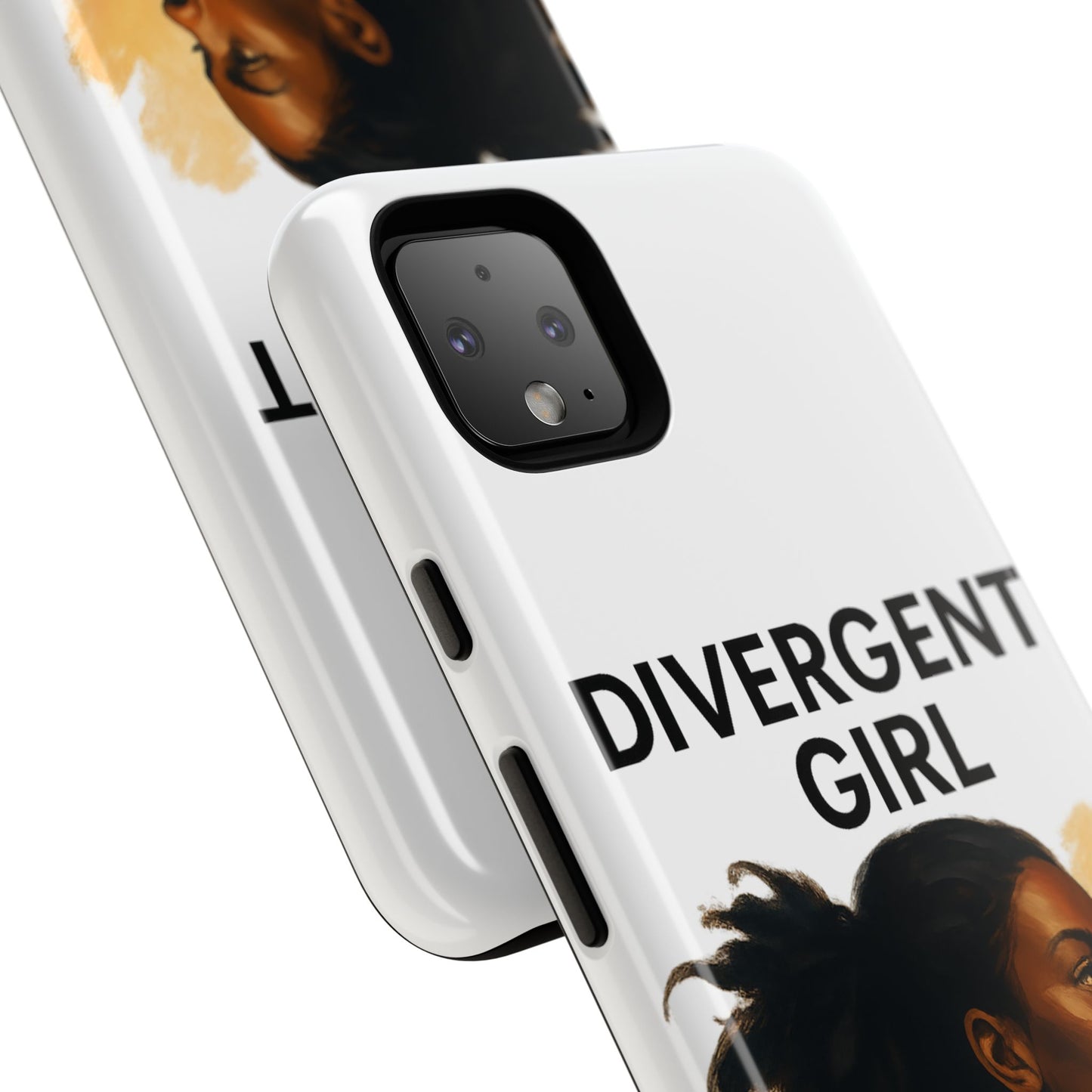 Divergent Girl Phone Case, Tough Phone Cover, Unique Gift for Book Lovers, Protective Smartphone Case, Trendy Cell Phone Skin