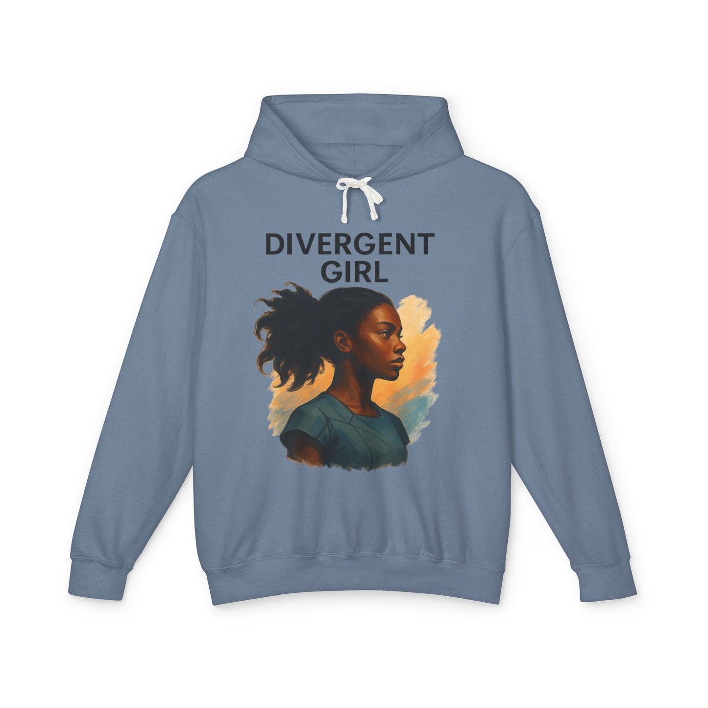Divergent Girl Sweatshirt, Unisex Lightweight Hoodie, Motivational Gift, Cozy Layering, Perfect for Everyday Wear, Inspirational Apparel