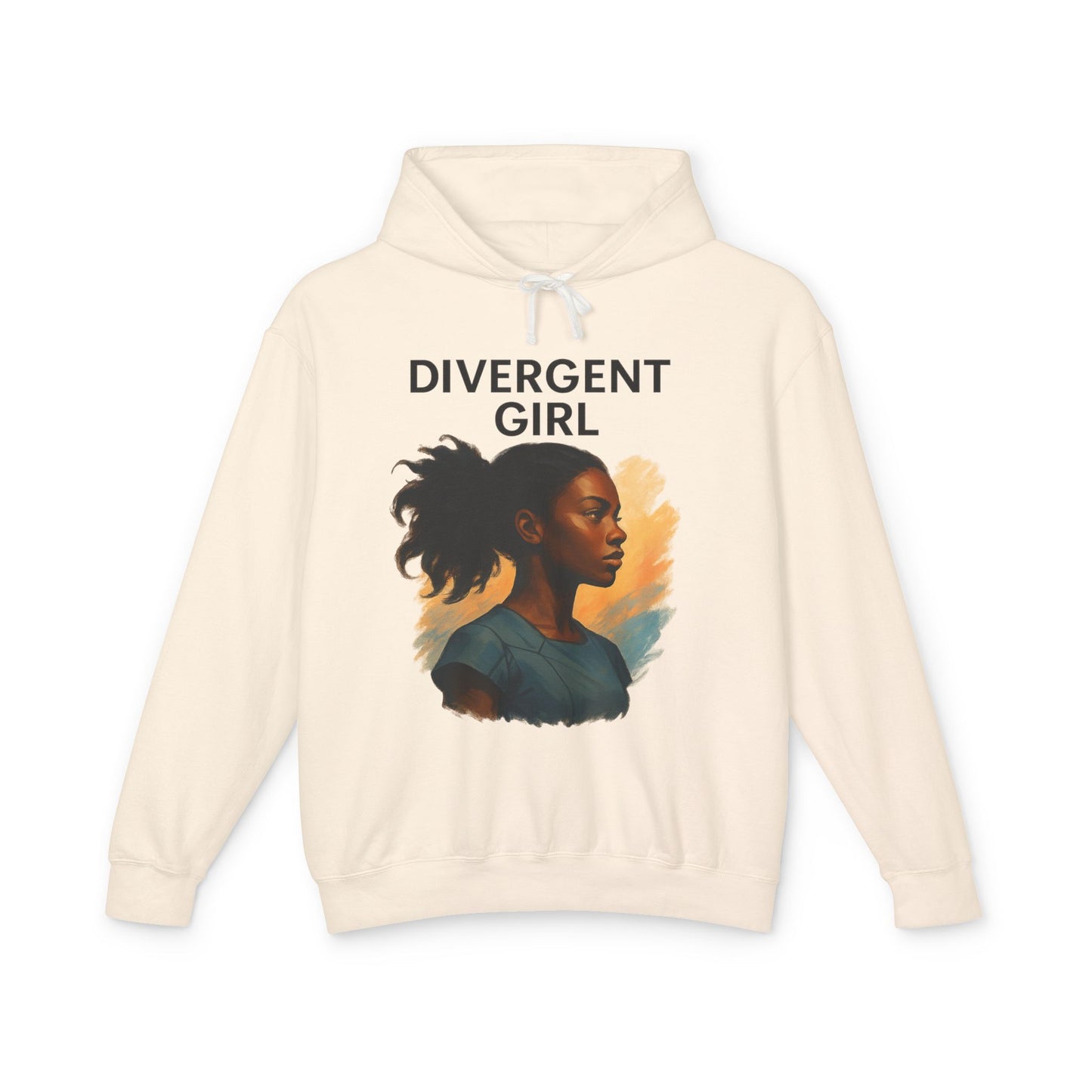 Divergent Girl Sweatshirt, Unisex Lightweight Hoodie, Motivational Gift, Cozy Layering, Perfect for Everyday Wear, Inspirational Apparel