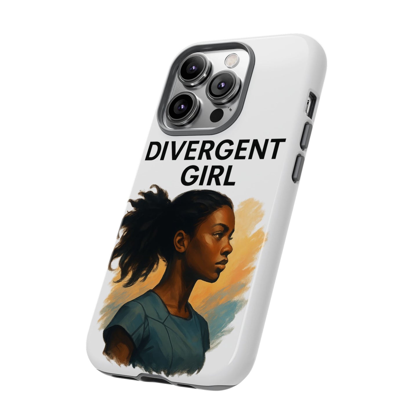 Divergent Girl Phone Case, Tough Phone Cover, Unique Gift for Book Lovers, Protective Smartphone Case, Trendy Cell Phone Skin