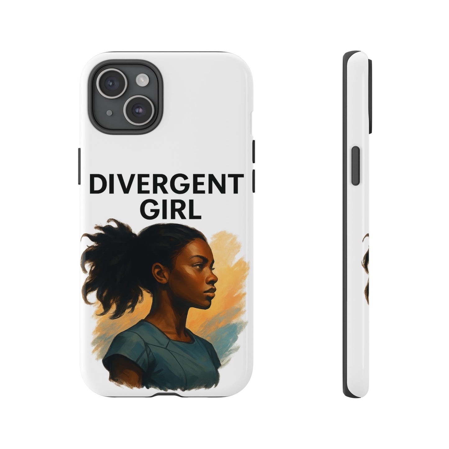 Divergent Girl Phone Case, Tough Phone Cover, Unique Gift for Book Lovers, Protective Smartphone Case, Trendy Cell Phone Skin