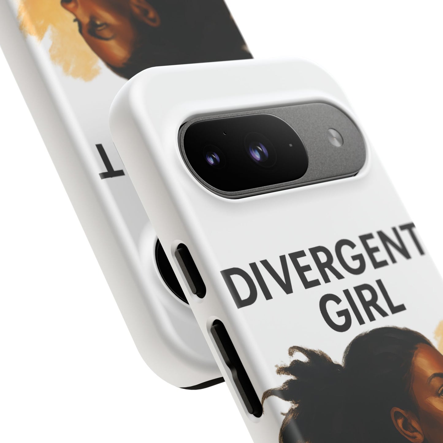 Divergent Girl Phone Case, Tough Phone Cover, Unique Gift for Book Lovers, Protective Smartphone Case, Trendy Cell Phone Skin