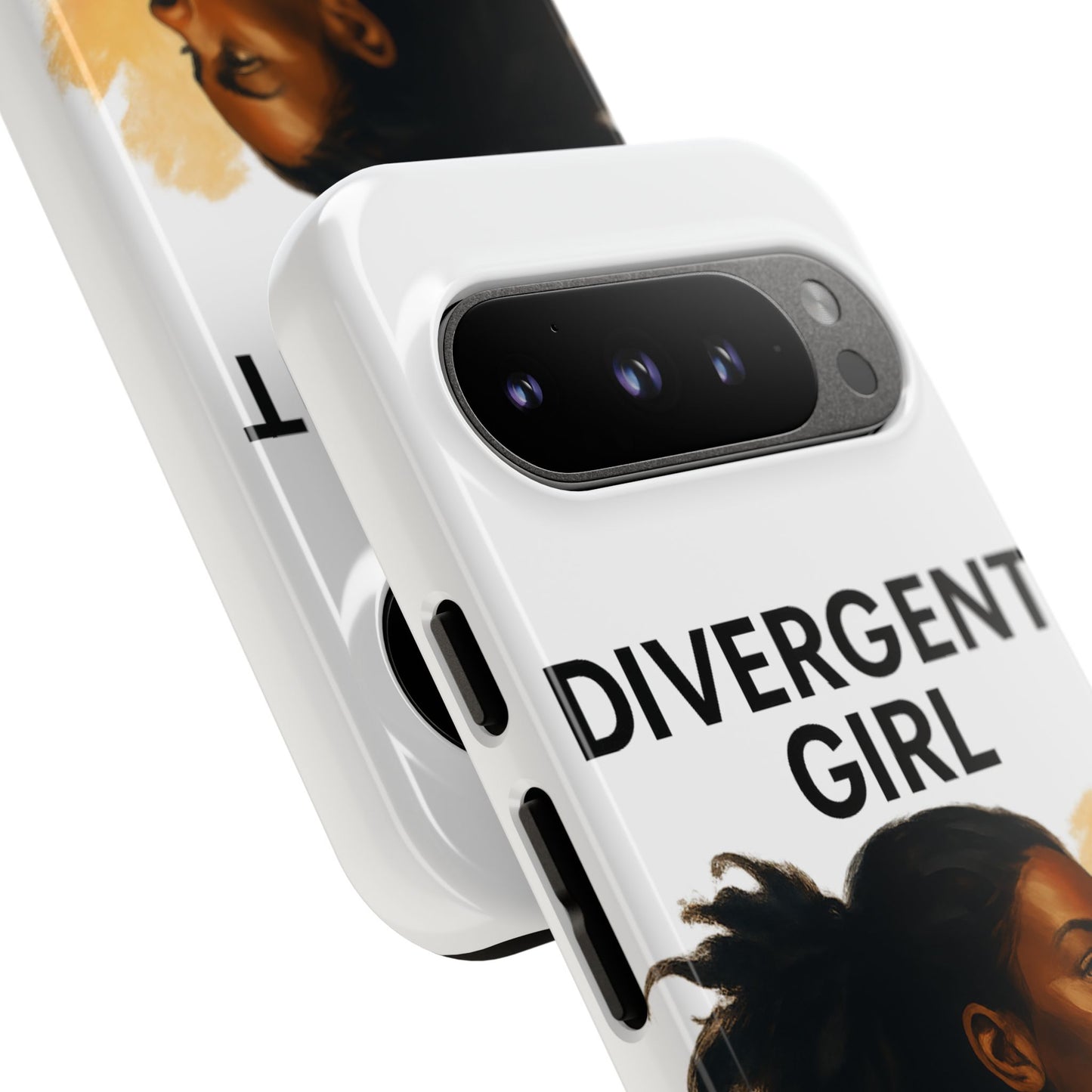 Divergent Girl Phone Case, Tough Phone Cover, Unique Gift for Book Lovers, Protective Smartphone Case, Trendy Cell Phone Skin