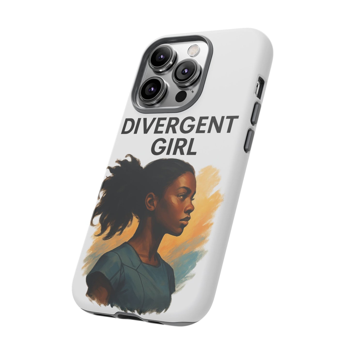 Divergent Girl Phone Case, Tough Phone Cover, Unique Gift for Book Lovers, Protective Smartphone Case, Trendy Cell Phone Skin