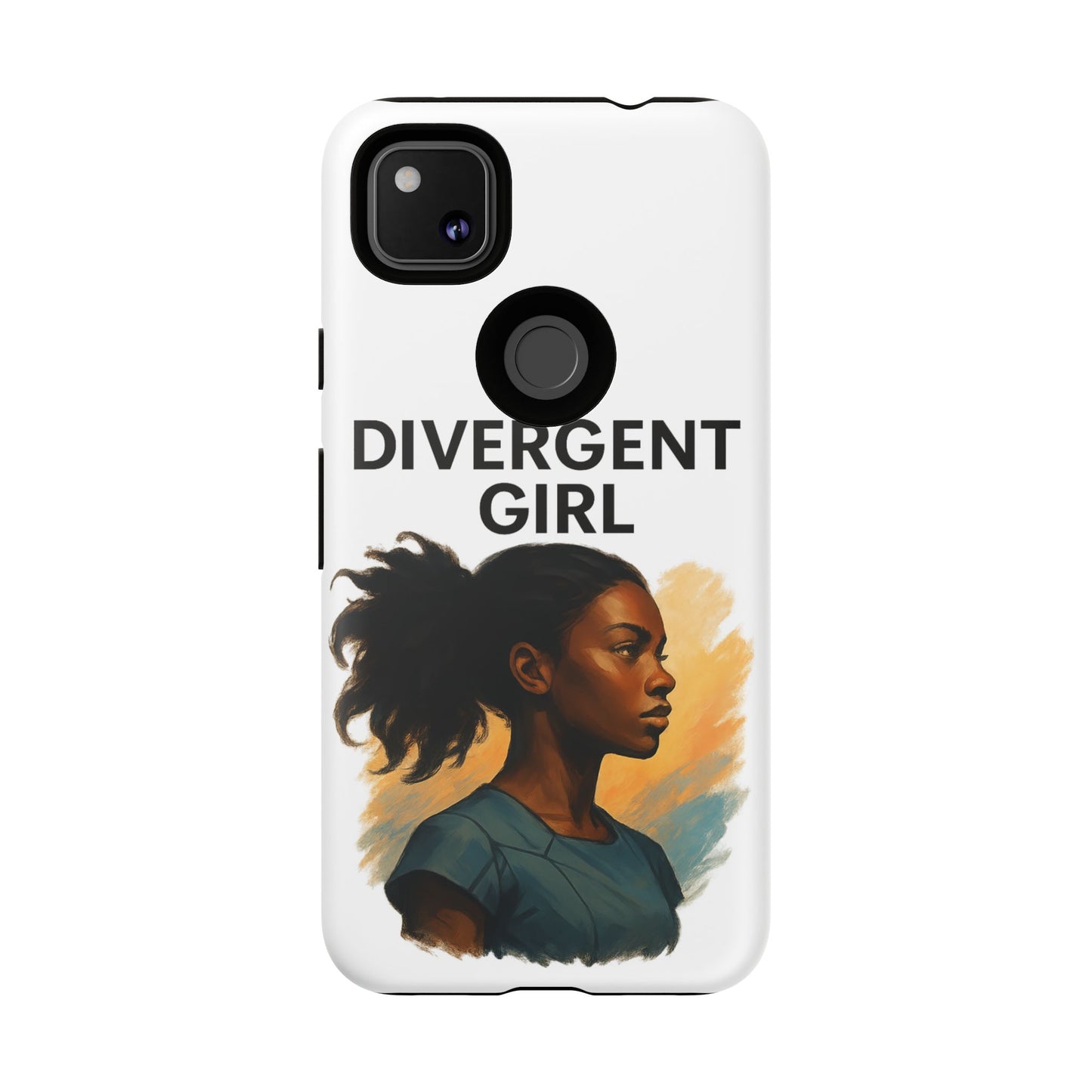 Divergent Girl Phone Case, Tough Phone Cover, Unique Gift for Book Lovers, Protective Smartphone Case, Trendy Cell Phone Skin