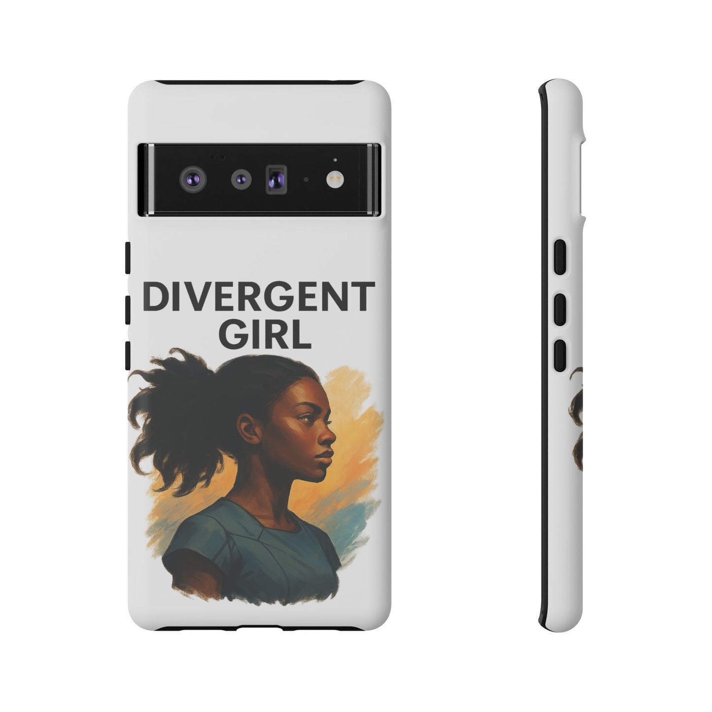 Divergent Girl Phone Case, Tough Phone Cover, Unique Gift for Book Lovers, Protective Smartphone Case, Trendy Cell Phone Skin