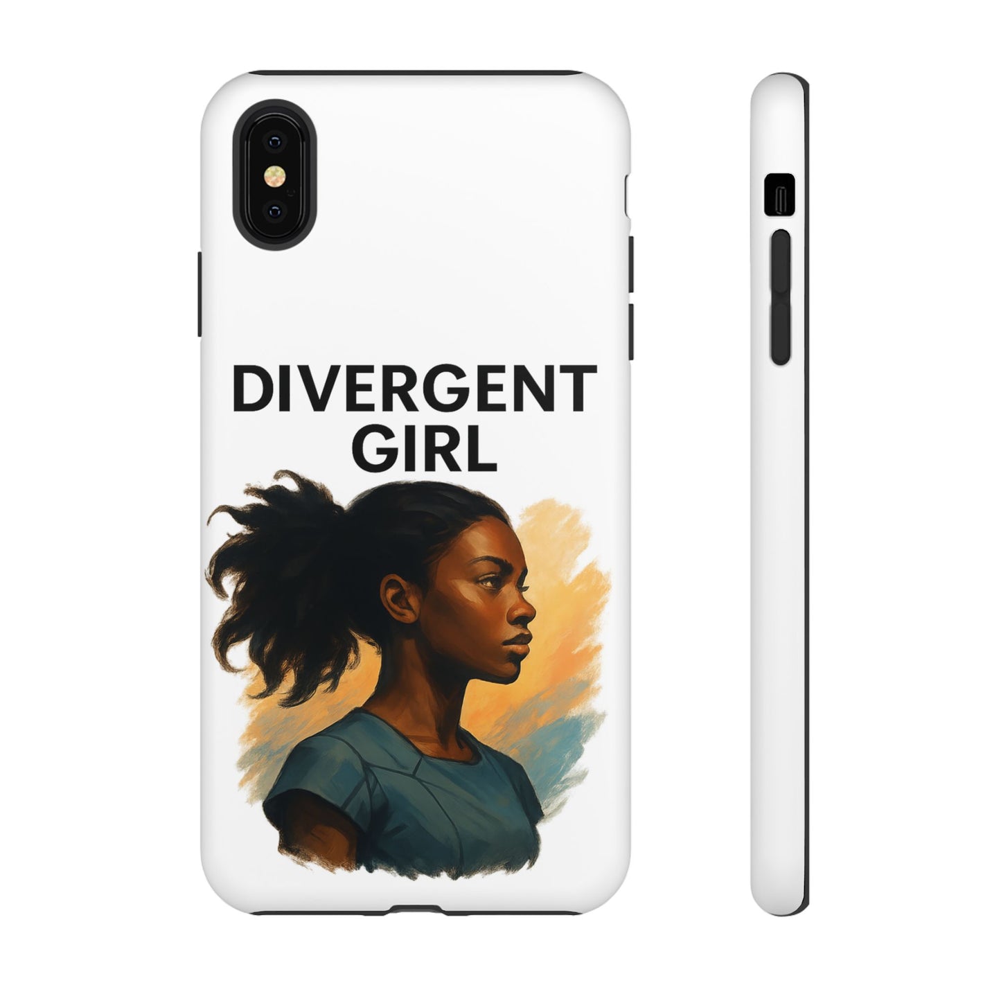 Divergent Girl Phone Case, Tough Phone Cover, Unique Gift for Book Lovers, Protective Smartphone Case, Trendy Cell Phone Skin