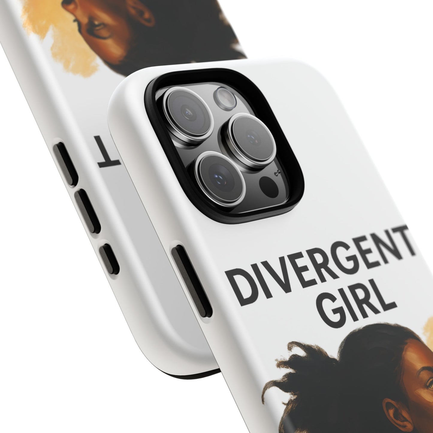 Divergent Girl Phone Case, Tough Phone Cover, Unique Gift for Book Lovers, Protective Smartphone Case, Trendy Cell Phone Skin